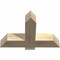 Ekena Millwork Eugene Rough Sawn Timber Gable Bracket, Douglas Fir, 36"W x 24"H x 6"D x 6"F, 16/12 Pitch GBW036X24X0606EUG00RDF - alternate 2